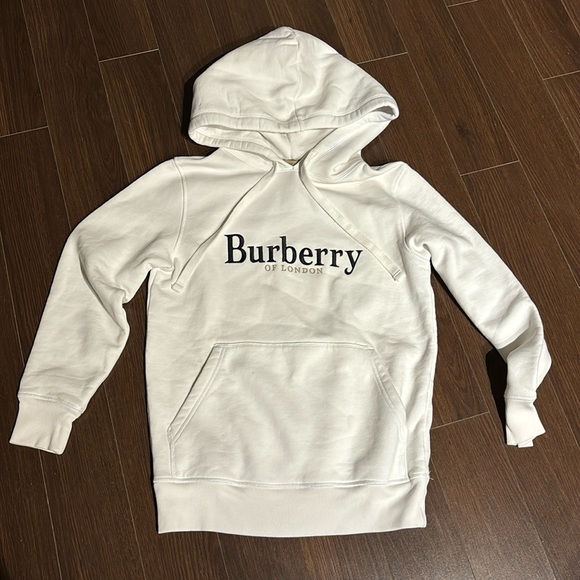 Vintage BURBERRY XXS hoodie - Picture 1 of 3